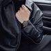 Men's Black PU Leather Jacket Retro Workwear Style Zip-Up Stand Collar Casual Outerwear Coat_viptrois.com