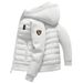 Men's Balance Embroidered Puffer Jacket - Minimalist Streetwear Coat With Geometric Lettering, Lightweight Winter Outerwear_viptrois.com