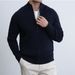 Men's Clothing Jacquard Stand Collar Autumn/Winter Jacquard Knit Cardigan – Slim Fit Stand Collar, British-Inspired Textured Sweater Coat_viptrois.com