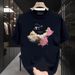 Men's Clothing Summer Thin Fashion Print Casual Cotton Round Neck Half Sleeved Top Ins_viptrois.com