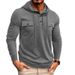 2024 Autumn And Winter Cross-border Men's Hooded Long-sleeved Sports Bag Sweater Foreign Trade Men's Hat Rope Bottoming Top Wholesale_viptrois.com