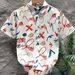 Trendy Summer New Men's Short-sleeved Shirt Thin Trendy Brand Graffiti Printing Versatile Loose Casual Handsome Shirt_viptrois.com