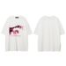 Men's Clothing American Retro Street Graphic T Shirt Fashion Y2K Loose Hip_viptrois.com