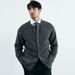 Monochrome Man- Autumn Wintr Nw Knittd Swatr Cardigan Jackt For Mn, Warm And Matur British Styl Businss Forign Trad_viptrois.com