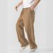 Men's Casual Linen-Blend Pants - Straight Leg, Relaxed Fit, Breathable & Lightweight For Everyday Wear (S-XXXL, 8 Colors)_viptrois.com