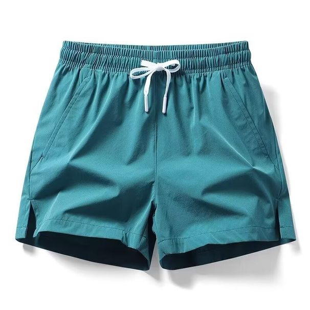 Men's sports shorts new summer thin ice silk quick-drying running three-point fitness trend breathable loose hot pants_viptrois.com