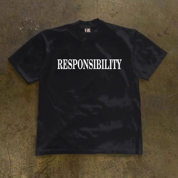 Men's High-quality Round-neck Pullover Short-sleeved T-shirt_viptrois.com