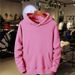 2024 New Solid Color Pullover Hoodie Autumn Winter Fleece Lined Hooded Men's Trendy Blank Sweatshirt_viptrois.com