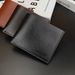 Men's Bags Men's Short Wallet With Zipper Horizontal Men's Wallet Wholesale Ultra Thin Student 2 Fold Simple Pu Leather_viptrois.com