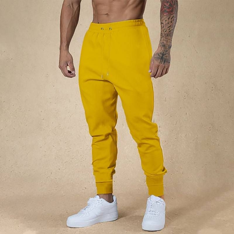 Men's Clothing Sports Pants Men's Wear Cuffed Fitness Trousers Casual Sweatpants Men_viptrois.com