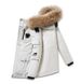 Men's Clothing Detachable Hood Thickened Winter Down Jacket With Large Fur Collar, Oversized Loose Fit, Warm Parka For Youth, Black/Burgundy/Beige_viptrois.com