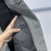 Men's Clothing Men's Woolen Jacket Winter Houndstooth Business Woolen Coat Cotton Jacket Men's Jacket Trend B1bcc4606_viptrois.com