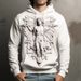 Men's 3D Graphic Hooded Sweatshirt - Y2K Streetwear, Oversized Fit, Casual & Sporty Pullover For Everyday Wear_viptrois.com