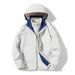 Men's Three-in-one Detachable Fleece Inner Lining Waterproof Couple's Ski And Mountaineering Suit For Autumn And Winter_viptrois.com