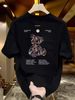 【DORAE】2026 Unisex T-shirt (Heavyweight Cotton) White (Oversized "Paisley Bear" Print & Street Art Design) – High Street Style For Street Style_viptrois.com