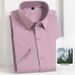 Men's Clothing Men's Summer Modal Blend Shirt – Breathable Stretch Short Sleeve (8 Colors, 11 Sizes, Wrinkle-Resistant & Moisture-Wicking)_viptrois.com