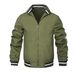 2024 Casual Stand Collar Spring And Autumn Versatile Sports Solid Color Jacket Men's Cross-Border Trade In Stock_viptrois.com
