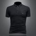 2025d 2025 Summer New Trendy Men's Short Sleeve Polo Shirt Plus Size Business Turn-down Collar Casual T-shirt_viptrois.com