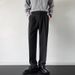 Men's Clothing Drape casual trousers suit pants boys trend spring and autumn mopping small suit trousers straight wide leg pants loose_viptrois.com