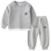 Mother & Kids Fashion Korean Suit New Children's Sweatshirt Sports Pants Two Piece Suit Boys Two Piece Sports Suit Trendy_viptrois.com