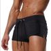 Men's Clothing Low Waist Side Pocket Sexy Men's Large Size Hot Spring Swimming Trunks Quick Drying Boxer Briefs_viptrois.com