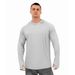 Men's Clothing Men's Sun Protection Clothing Summer Ice Silk Breathable Hooded Quick Drying Clothing Solid Color Long Sleeved Men's Skin Clothes_viptrois.com
