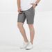 Men's Clothing Summer Thin Youth Leather Pants Men's Elastic Color White Blue Black Leather Pants Men's Shorts Shorts_viptrois.com