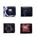 Men's Wallet Wallet Retro Demon Skull Short Small Wallet Portable Fashion Clutch Coin Purse._viptrois.com