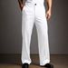 Men's Classic Dress Trousers For Business & Daily Wear | Straight Leg Formal Pants With Front Button & Pockets_viptrois.com