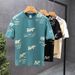 Men's Clothing Short Sleeved Summer Thin Letter Printed Half Sleeved T Shirt_viptrois.com