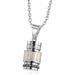 Cross Border Personalized Creative Jewelry Retro Sanskrit Six Word Mantra Pendant Necklace Trendy Men And Women Titanium Steel Accessories_viptrois.com