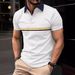 Unbeatable Quality Summer Sale Button Splicing Digital Printed Men's Sports Polo Shirt_viptrois.com