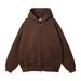 Men's Clothing Wear New Arrivals Plus Velvet Thickened Zipper Sweater Pants Set_viptrois.com
