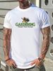 Gardening T-shirt S M XL Therapy Cheaper Cotton Farmer Garden Short Sleeve Streetwear Casual Comfortable Graphic Homme Top For Everyday Wear Soft_viptrois.com