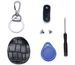 Genuine Leather Simple Creative Mini Access Card Holder Access Keychain Integrated Small Rectangular Teardrop Shaped Protective Cover_viptrois.com