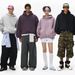 Men's Cropped Hooded Sweatshirt With Raglan Sleeves - Winter Fleece-Lined Pullover, Relaxed Fit, Eggshell Fleece Lining, Casual Streetwear For Youth_viptrois.com