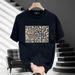 Men's High-quality Round-neck Pullover Short-sleeved T-shirt_viptrois.com
