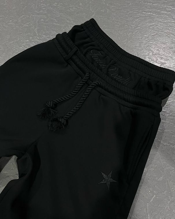 2025 Spring And Autumn New Casual Sports American Letter Embroidery Casual Pants High Waist Straight Casual Men's Pants_viptrois.com