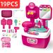 Cross Border Children's Pretend Kitchen Toy Set Educational Doctor Storage Box Boy Girl Toy Gift_viptrois.com