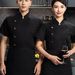 Men's Clothing Short Sleeved Chef Clothes Breathable Summer Hotel Restaurant Kitchen Canteen Work Clothes_viptrois.com