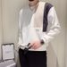 Men's Clothing Men's Casual Long Sleeve T-Shirt With Color Block Design - Comfortable Round Neck Pullover For Everyday Wear_viptrois.com