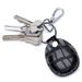 Genuine Leather Simple Creative Mini Access Card Holder Access Keychain Integrated Small Rectangular Teardrop Shaped Protective Cover_viptrois.com