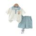 Boys' Clothes, Little Lion Short Sleeved New Style, Boys' Summer Children's Two-piece Set, Stylish_viptrois.com