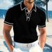 Men's Clothing Men's Short-Sleeved Shirt For Summer Men's Clothing Top Short Sleeve Round Neck National Trend Light Luxury Top_viptrois.com