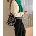 Women's Bucket Bag Vintage Bucket Bag Shoulder Bag Leopard Print Polka Dot Plush Crossbody Bag Fabric Bag_viptrois.com