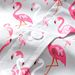 Men's Flamingo Print Casual Shirt - Short Sleeve Hawaiian Style Resort Wear, Breathable & Stretchable_viptrois.com