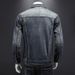 Men's Clothes High Quality Denim Jacket Man Retro Simple Heavy Denim Jacket Man_viptrois.com