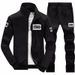 Men's Casual Tracksuit Set – Slim-Fit Long Sleeve Two-Piece (M-8XL, 6 Colors) Streetwear Style For Spring & Fall_viptrois.com