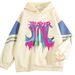 Hooded Sweatshirt For Men And Women 2023 Autumn New Printed American Loose Pullover Couple Style Sports Top_viptrois.com
