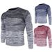 Pure Autumn Crew Neck Pullover Base Knitwear Korean Style Casual Men's Youth Long Sleeve Sweater_viptrois.com